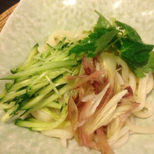 香味野菜の夏うどん